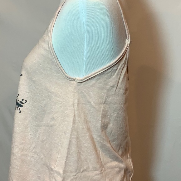 Elephant graphic spaghetti strap tank blush sz lg - Picture 3 of 4